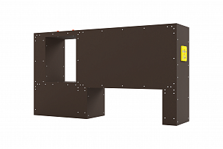 Уличное препятствие для НВП и ОБЖ: "Стенка с двумя проломами"