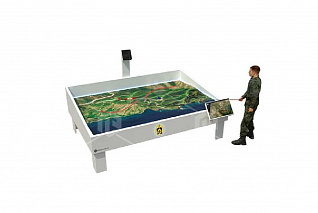 Интерактивный макет местности для проведения занятий по отработке тактического взаимодействия и транспортной логистики разных родов войск ProgramLab