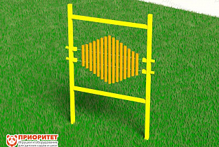 Установка для музыкальной площадки «Вертикальный металлофон» "Приоритет"