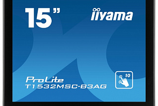 Настольный 15” сенсорный монитор Iiyama T1532MSC-B3AG