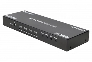 Матричный коммутатор HDMI IconBIT [HS-2507] 2x4, поддержка 4К60