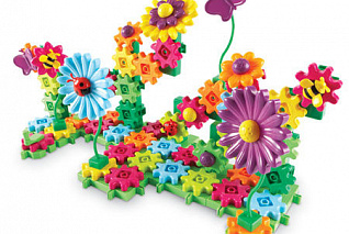 Развивающий игровой набор, конструктор "Волшебные шестеренки. Цветочная фантазия" Learning Resources LER9214-D (116 элементов)