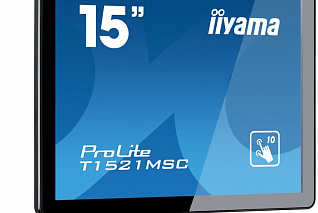 Настольный 15” сенсорный монитор Iiyama T1521MSC-B1