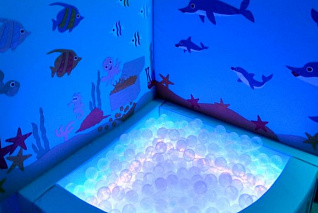 Световой мягкий уголок с сухим бассейном