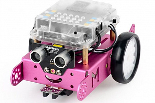 Базовый робототехнический набор mBotV1.1-Pink (Bluetooth Version) 90107