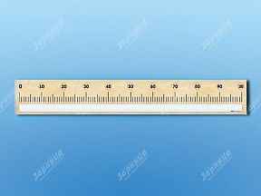  Панно магнитно-маркерное Демонстрационная числовая линейка с делениями от 0 до 100