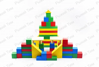 Конструктор деревянный 4-5 лет 55 элементов, ТМ Рыжий Тим