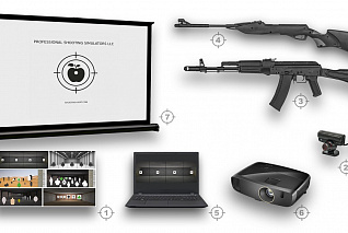 Интерактивный лазерный тир "Профессионал" - (максимальный 2 места) (128850071)