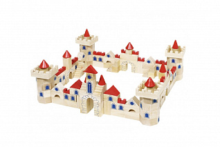 Конструктор деревянный "Замок", 18 предметов Goki