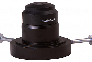 Конденсор темного поля (масляный, NA 1,36–1,25) для микроскопов Levenhuk MED 10/20/25