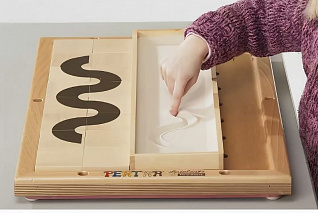 Набор психолога "Пертра". Комплект с песком для раз-я графомоторики (минимальная комплектация)