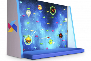 Интерактивный скалодром (крепление к стене, короб V1)