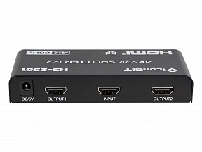 Усилитель-распределитель HDMI IconBIT [HS-2501] 1x2, поддержка 4К60