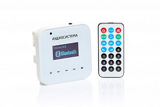 Аудиоконтроллер для фоновой музыки с USB/ FM/BT плеером PASystem MINI-60W Белый цвет