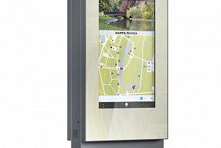 Уличный сенсорный информационный киоск (стойка) LIGA СИТИ 55