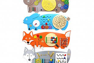 Мир русских сказок Мишка, Зайка, Лисичка, Волк