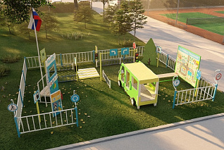 Тематическая площадка «Правила дорожного движения» «Умничка»