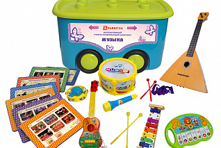 Интерактивный учебно-развивающий комплект "Музыка" в транспортировочном кейсе Zarnitza