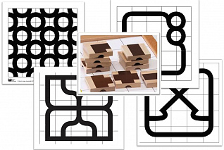 Набор психолога "Пертра". Комплект карточек-схем №2 (для основы 620х410мм) (10 шт)