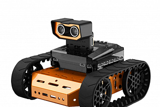 Гусеничный робот. Конструктор для сборки механических моделей с камерой технического зрения Hiwonder Qdee Starter