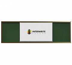 Комплект рельсовой системы с классной доской IGB1L и интерактивной панелью Interwrite 86"