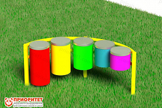 Установка для музыкальной площадки «Барабаны» (5 шт) "Приоритет"