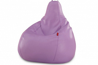 Кресло-мешок из экокожи сиреневое «АЛМА»