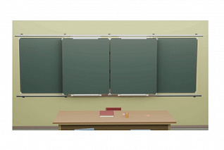 Интерактивная рельсовая система Skilo с 4-мя досками и Интерактивной панелью 65"