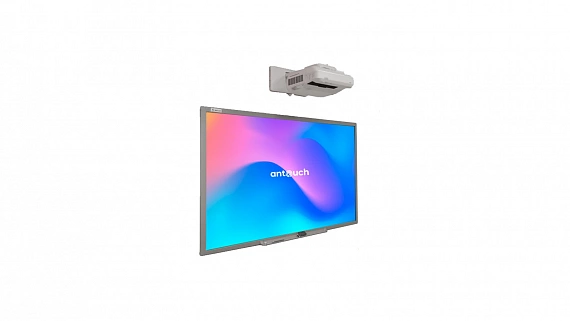 Интерактивная система AnTouch EntryLevel ANTB-86s-10i-STX 86", 4:3, КФ-проектор, 3700 лм, 1024х768