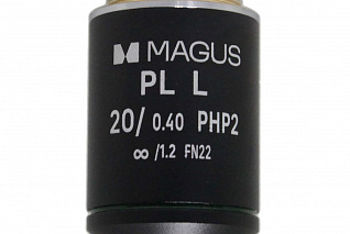 Объектив MAGUS 20HP 20х/0,40 Plan L фазовый PHP2 ∞/1,2 WD 8,0 мм
