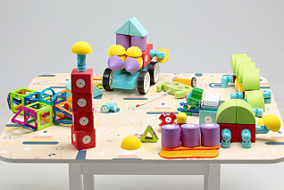 Набор конструкторов АЛМА - Полный курс для детей (3-7 лет) до 16 чел