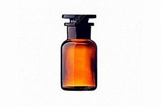  Банка под реактивы из темного стекла с притертой пробкой