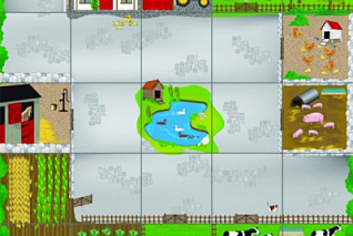 ЛогоРобот Пчелка: Коврик "Ферма"