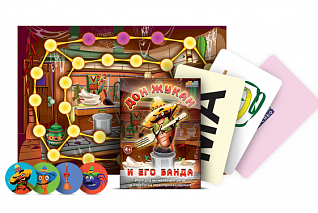 Настольная игра для активизации речи и отработки звукопроизношения "Дон Жукан и его банда"