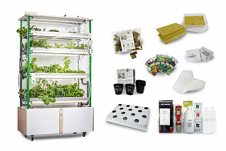 Гидропонная ферма Собираем-урожай «Лаборатория биолога 3.0» с принадлежностями