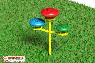 Установка для музыкальной площадки «Тройной глюкофон» "Приоритет"