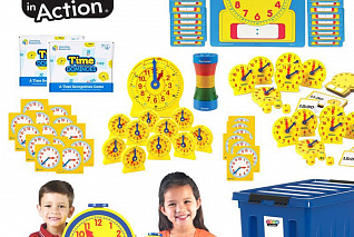 КОМПЛ.0013 Игровой комплект "Учимся определять время. 5-8 лет" (для группы)