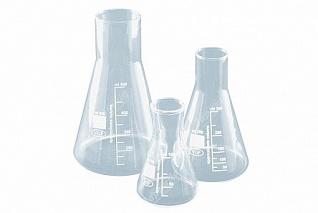 Комплект стеклянной посуды на шлифах демонстрационный