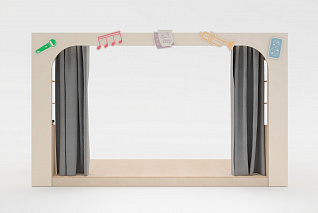 Сцена для музыкального зала в детском саду (большая)