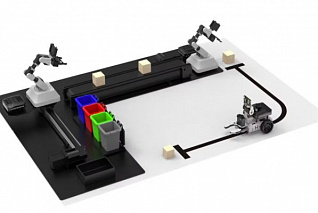 Учебно-лабораторный комплект для изучения автоматизированных линий и перемещений "Премьер" ПРО Техник