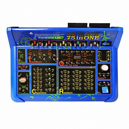 Набор учебный "Лаборатория электронных проектов" 75 в 1 Maxitronix MX-905