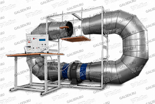 Натурная модель ветроэнергетической установки в аэродинамической трубе