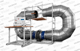 Натурная модель ветроэнергетической установки в аэродинамической трубе