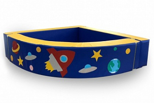 Сухой бассейн угловой «Космос»