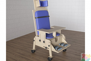 Стул для ребенка с ОВЗ Инклюзив «Новые горизонты» №3 со столешницей синий