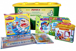 Сенсомоторный учебно-развивающий комплект "Здоровье" в транспортировочном кейсе Zarnitza