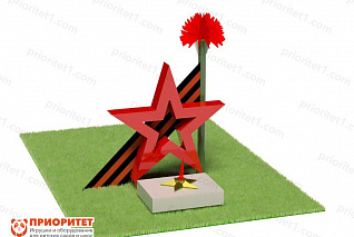 Развивающий комплекс для военно-патриотического воспитания «Стела и Звезда Победы» "Приоритет"