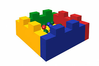 Сухой бассейн с шариками Замок