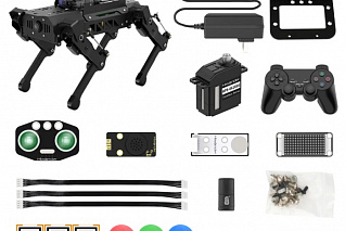 Робототехничесикй набор Hiwonder Робопес с камерой технического зрения, для изучения машинного обучения и шагающих роботов (Базовая версия 4Gb)