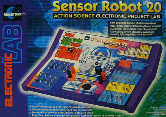 Набор учебный "Лаборатория робототехники" 20 проектов Maxitronix MX-803